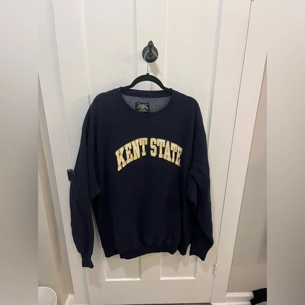 Steve & Barry's Kent State University crewneck sweatshirt Navy Blue XXL